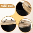 thumbnail image 6 of Bathroom Storage Box Pad Holder Organizer Wooden Material for Feminine Product Organization Dorm Office Home, 6 of 9