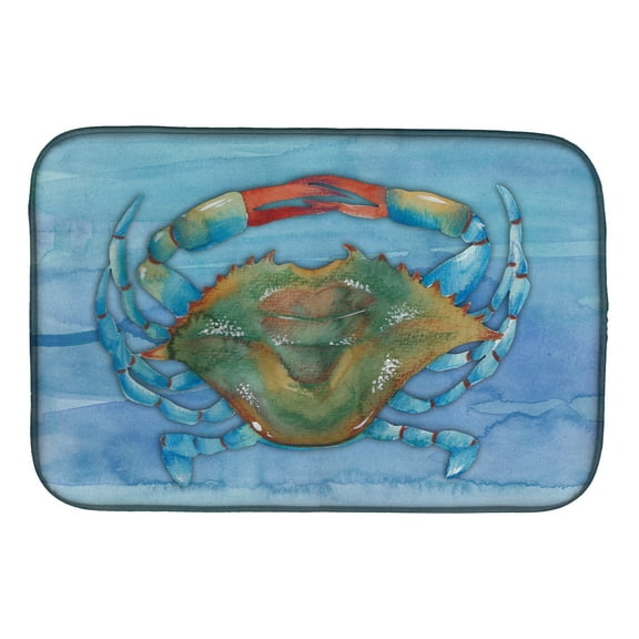 Blue Crab Dish Drying Mat