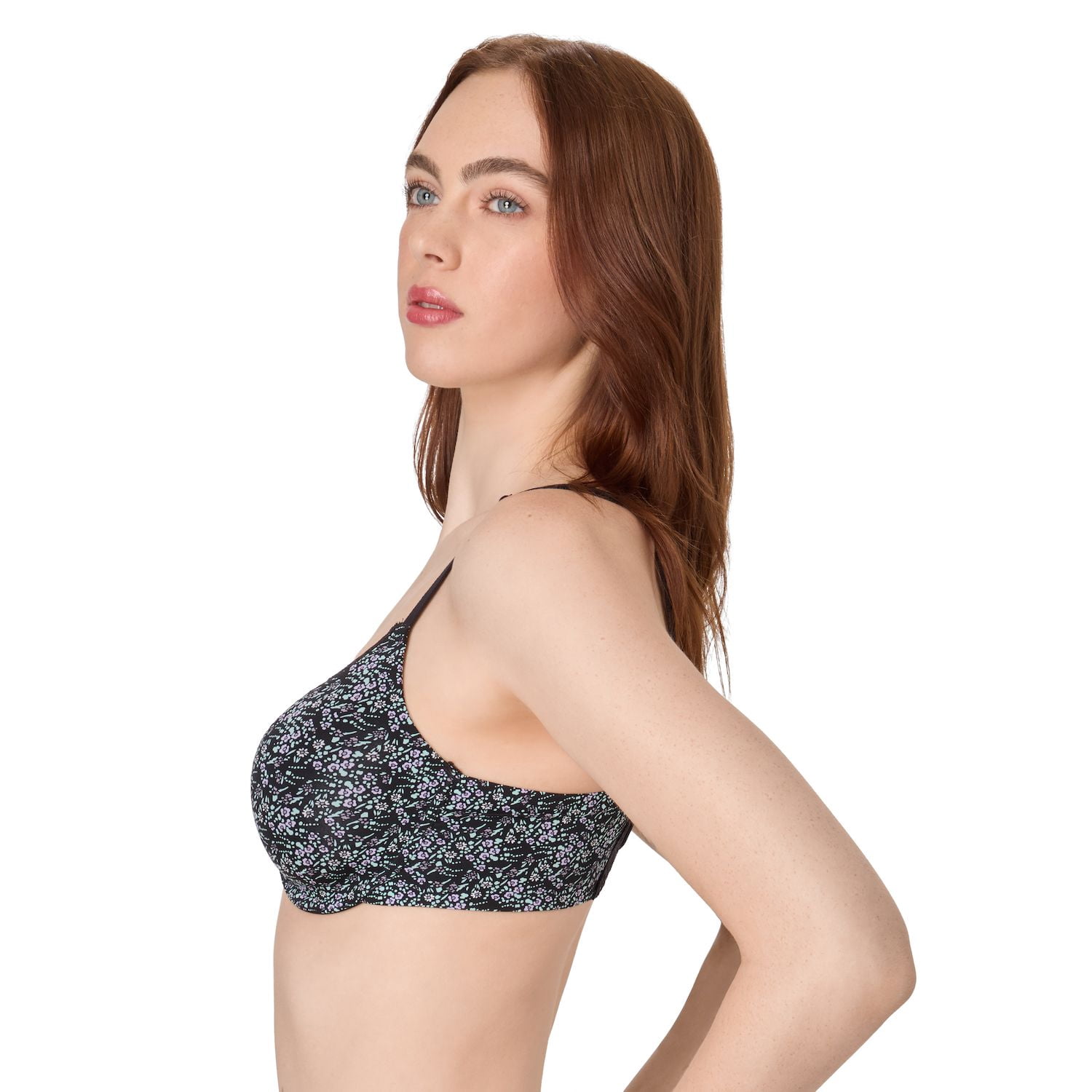 Women's Maidenform 09404 Comfort Devotion Embellished Extra Coverage Bra (Moving Texture Gloss 36B)