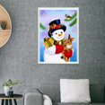 thumbnail image 2 of 5D Kits de pintura de diamantes de Navidad 12 x 16 pulgadas G43 para adultos DIY Full Drill Art Blue Daisy Bañera Imagen, Diamond Art Rhinestone Home Wall Decor, 2 of 5