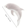 thumbnail image 2 of Dolphin Plush Toy - Super Soft Short Plush, PP Cotton Filling - Huggable, Decorative, Stress Relief - for Kids and Adults, 2 of 3