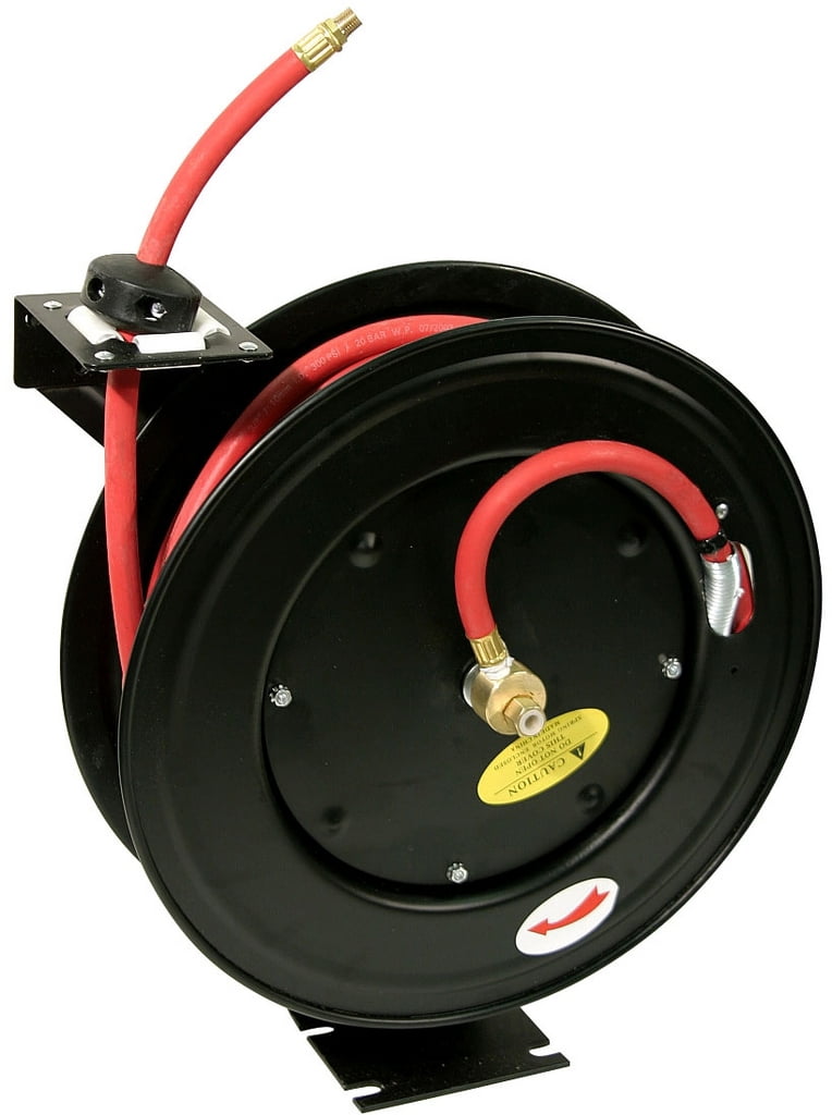 50 Foot Self Retracting Air Hose Reel - Walmart.com - Walmart.com