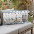 thumbnail image 3 of Outdoor Pillow Covers 20x12 Set of 2, Beige Starfish Coastal Waterproof Patio Throw Pillow Covers for Couch Sofa Chair, Blue Summer Beach Coral Shell Nautical Decorative Pillowcases for Throw Pillows, 3 of 9