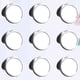 thumbnail image 5 of Espejo de maquillaje de metal plegable de doble cara, redondo, de mano, para niñas y mujeres, para exteriores, 10 unidades, 5 of 7