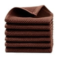 thumbnail image 2 of Smiry 100% Cotton Waffle Weave Kitchen Dish Cloths, Ultra Soft Absorbent Quick Drying Dish Towels, 12x12 Inches, 6-Pack,Coffee, 2 of 5