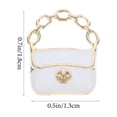 thumbnail image 4 of CTIRCHIU 3Pcs Miniature Handbag for Model Display White in Mini House Accessories, 4 of 8