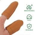 thumbnail image 3 of unbranded 2Ud Protector De Dedo De Cuero Chocolate Durable Para Manualidades Bordado Y DIY, 3 of 7