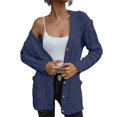 thumbnail image 2 of Pyhlmscde Women's Long Sleeve Cable Knit Cardigan Sweater, Womens Tops, Cable Knit Sweater Women, Fall Coats, 2 of 5
