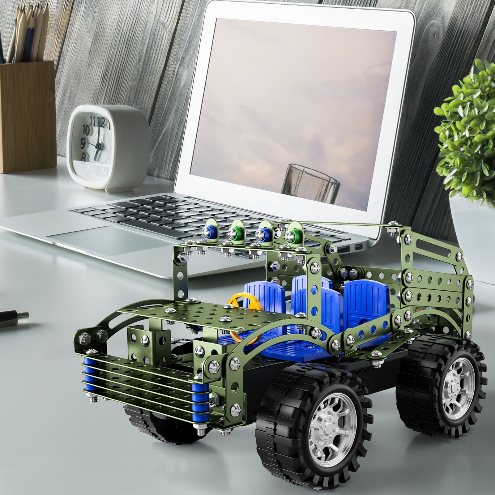 KukuFun Assembly Model Car Building Kits Toys for Kids Boys Ages 8-12 Years Old, Kids Stem Project Building Toys Model Truck Set