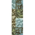 thumbnail image 2 of Wyatt Jr., Norman 11x24 White Modern Wood Framed Museum Art Print Titled - Swaying Fronds Panel I, 2 of 4
