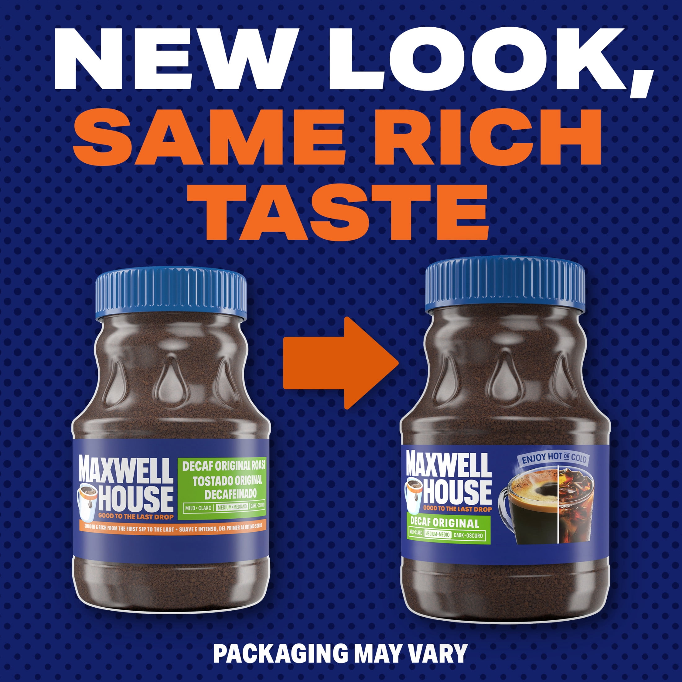 Maxwell House Original Roast Decaffeinated Instant Coffee, 8 oz Jar