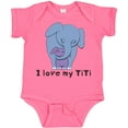 thumbnail image 3 of Inktastic I Love My Titi Elephant Blue Purple Boys or Girls Baby Bodysuit, 3 of 5