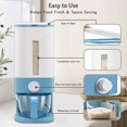 thumbnail image 2 of Lenwi Dispensador De Arroz De 25 Libras Contenedores Grandes De Almacenamiento De Alimentos Secos Para Cereales Con Taza Medidora Hogar Sin Bpa Para Organización De Despensa De Cocina-Azul, 2 of 7