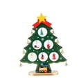 thumbnail image 2 of Wosthever Adornos para árboles de Navidad, accesorios, adorno de , decoración de madera de tamaño pequeño, regalo de Festival, decoración de Kits de decoración para fiestas Verde, 2 of 6