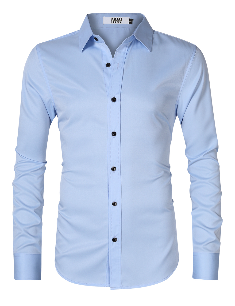 Men's Bamboo Fiber Dress Shirt Slim Fit 