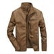 thumbnail image 1 of Chaquetas de Cuero de Imitación Para Hombre, Chaqueta de Cuero de Uniforme de Béisbol Informal de Otoño E Invierno, Chaqueta de Cuero Odeerbi ODB-4, 1 of 6