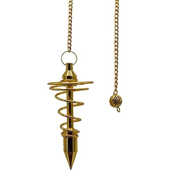 Spiral Open Chambe Metal Pendulum - MP2