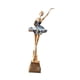 thumbnail image 2 of Estatua de bailarina de ballet, estatua de bailarina de mesa, escultura de bailarina de ballet de resina Estilo B, 2 of 9