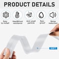 thumbnail image 3 of Puerta corredera de vinilo Bug Seal Strip Pushglossy de 8,5 m, blanca, 3 of 7