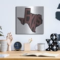thumbnail image 6 of Luxe Metal Art 'Texas 2'  by Art Licensing Studio Metal Wall Art, 12" x 12", 6 of 9