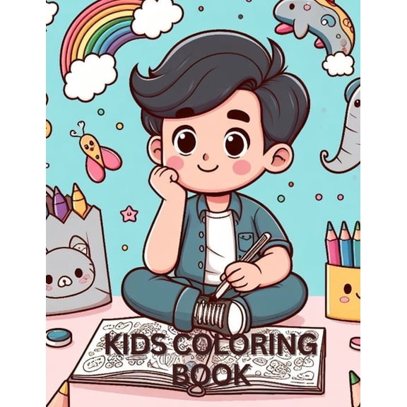 Kids Coloring Book, (Paperback)