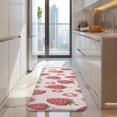 thumbnail image 4 of Strawberry Plants Fruit Flower Kitchen Rug Mat,Kitchen Runner Rugs Non Skid Washable,Decorative Kitchen Floor Mats for Kitchen,Sink,Laundry,17"x47.2", 4 of 7