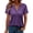 Purple, variant on gbyLJF Womens Summer Tops Solid Color Short Sleeve Casual V Neck T Shirts 2026 Trendy Fashion Basic Shirts Tee