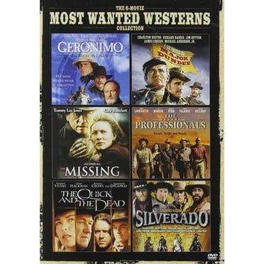 The 6-Movie Most Wanted Westerns Collection: Geronimo / Major Dundee / The Missing / The Professionals / The Quick And The Dead / Silverado (DVD)