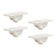 thumbnail image 2 of LOVIVER 4 Pieces Small Fixed Caster Paste Pulleys Accessories for Storage Box Sturdy, 2 of 7