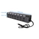 thumbnail image 2 of Extensor de adaptador USB de 7 puertos Ordenador portátil Divisor USB 2.0 de 480 Mbps con interruptores individuales seitruly EL4921-01B, 2 of 2