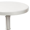 thumbnail image 3 of Crosley Furniture Table d'Appoint Rétro en Métal pour Extérieur/cour Arrière/patio 19 Pouces x 22 Pouces, Blanc, 3 of 5