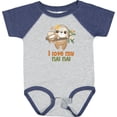thumbnail image 3 of Inktastic Sloth I Love My Nai Nai Boys or Girls Baby Bodysuit, 3 of 5
