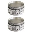 thumbnail image 4 of Guardurnaity 2 uds mujeres hombres anillo regalo Simple adultos moda accesorio estilo Retro anillos de dedo Festival regalo vestido adornos No.7 Type3 NO3, 4 of 6