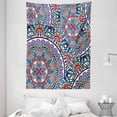 thumbnail image 1 of Vintage Tapestry, Abstract Graphic Ornamental Hand Drawn Artwork with Ancient Circular Floral Motifs, Wall Hanging for Bedroom Living Room Dorm Decor, 60W X 80L Inches, Multicolor, by Ambesonne, 1 of 2