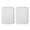White, variant on Suodoka 2pcs Rectangular Plastic Serving Tray Thickened Slip-Resistant Fast Food Tray for Dining Hall & Restaurant, Black