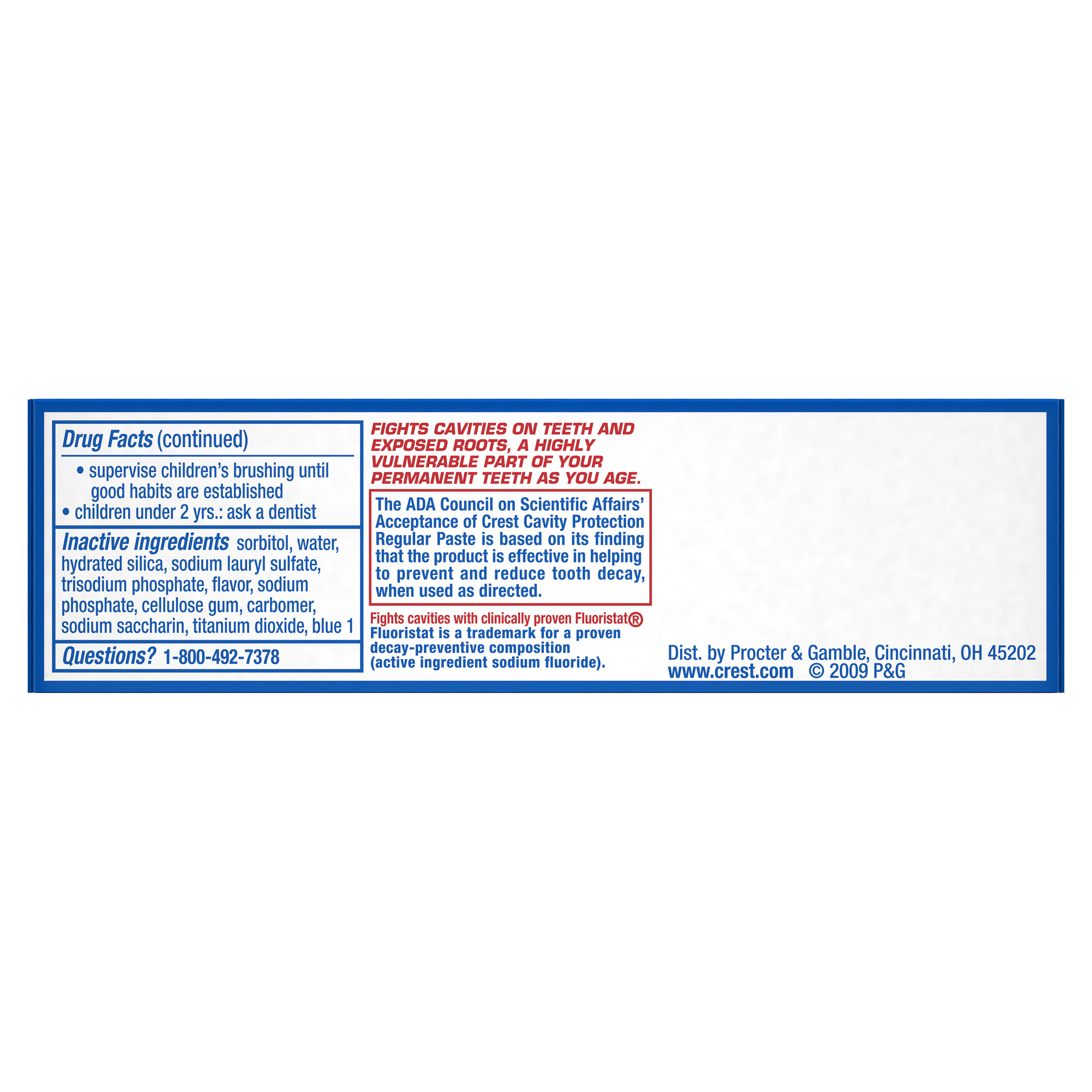 Crest Cavity Protection Toothpaste, Regular, 0.85 oz - image 2 of 5