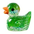 thumbnail image 2 of Adorno de pato con purpurina Homerr, figura de pato de resina, mini adorno de pato transparente con purpurina, linda artesanía de resina, figura de pato colorida, estatua, decoración de micropaisaje, 2 of 8