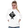 thumbnail image 4 of Astronaut Space Celestial Spirit Plus Size Long Sleeve Graphic Tee Shirt Brisco Brands 2X, 4 of 5