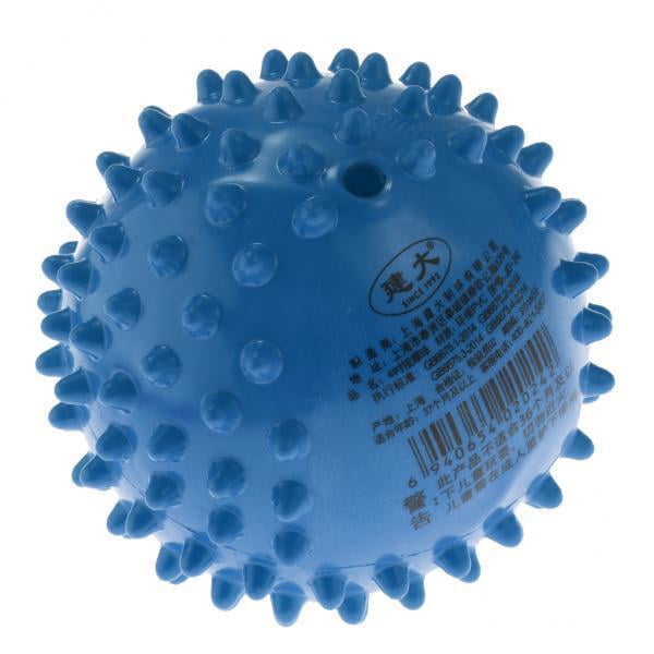 TISHITA 3-6pack 4 Inch PVC Inflated Knobby Bouncy Ball Massage Sensory Ball Kids Toy 3 Pcs