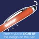 thumbnail image 2 of Bolígrafos de felicitación Light Up Pen Jesus is the Light, paquete de 4, 2 of 3