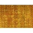 thumbnail image 1 of Ahgly Company Machine Washable Indoor Rectangle Persian Yellow Bohemian Area Rugs, 4' x 6', 1 of 4