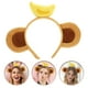 thumbnail image 2 of FELTECHELECTR Diadema con orejas de mono y plátano para mujer, bonita y decorativa., 2 of 6