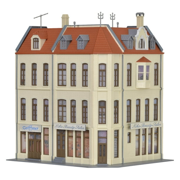Kibri Ho Scale Building Structure Kit Nikis Beauty Salon In Dusseldorf Walmart Com Walmart Com