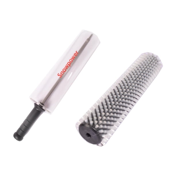 Juego de cepillos para esquís Cepillo para cera de esquís Cepillo para sombra Mantenimiento de snowboard Mango de acero inoxidable Funda para cepillo Cepillo de nailon