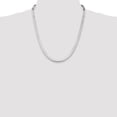 thumbnail image 4 of Diamond2Deal 925 Sterling Silver 5.25mm Magic Herringbone Chain Necklace for Men 22", 4 of 6