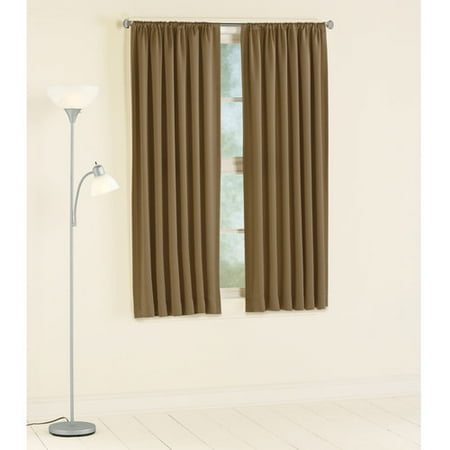 Mainstays Room Darkening Curtain Panel, Taupe