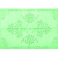 thumbnail image 1 of Ahgly Company Indoor Rectangle Persian Emerald Green Traditional Area Rugs, 2' x 5', 1 of 4