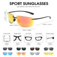 thumbnail image 4 of Gafas Deportivas JIM HALO TR90 sin Montura UV400 para Hombre y Mujer, 4 of 7