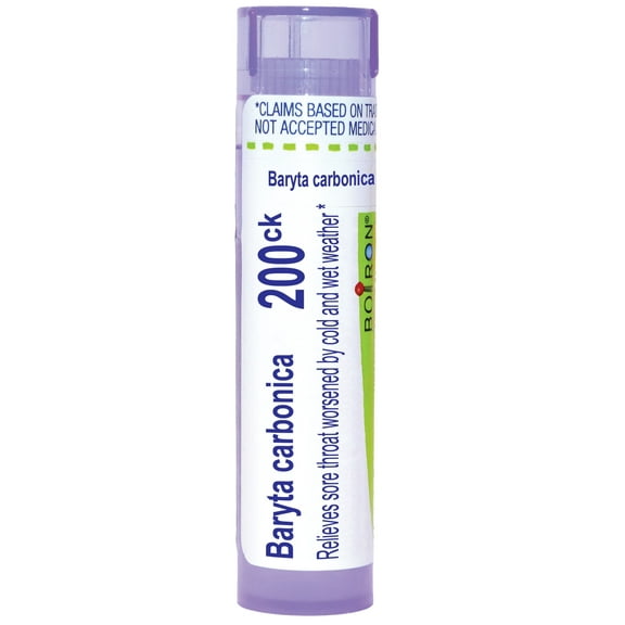 Boiron Baryta Carbonica 200CK Homeopathic Single Medicine For Cough, Cold & Flu 80 Pellet