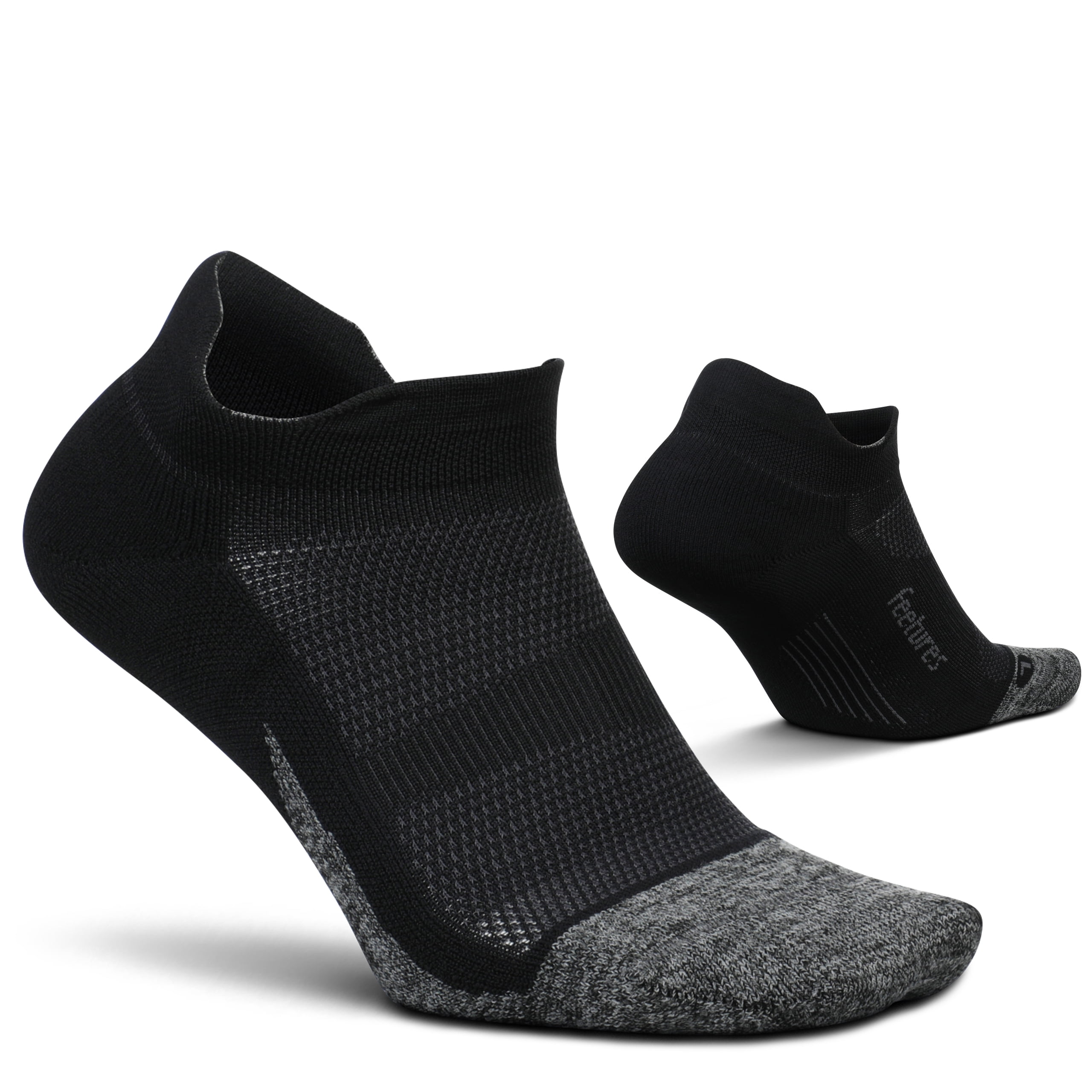 Feetures Elite Light Cushion No Show Tab Solid- Running Socks for Men ...